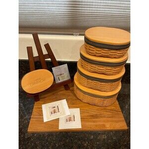 Longaberger Collectors Club Harmony baskets set of 5